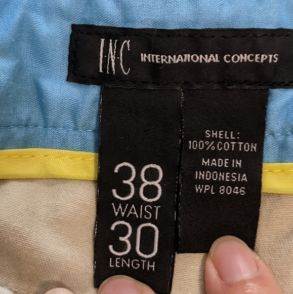 INTERNATIONAL Concepts slim fit 100% cotton pants size 38 X 30 - Picture 2 of 4